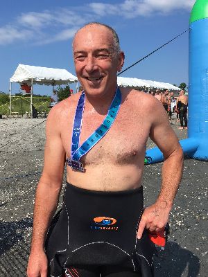 The finish in Potters Cove, Jamestown, RI