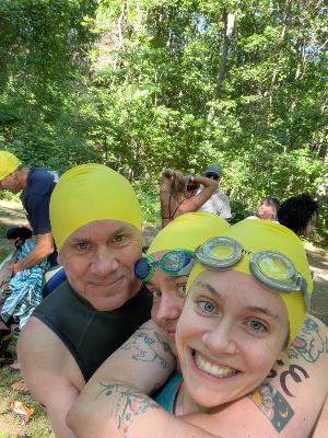 The Brennan Barracudas after the Narrow River Swim in June 2026.