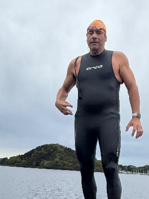 Swim in the Fjord to get used to the cold H20