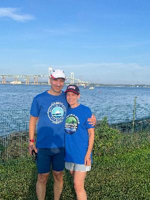 Karen and I before the race
