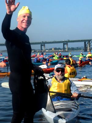 Mark in Kayak 2012